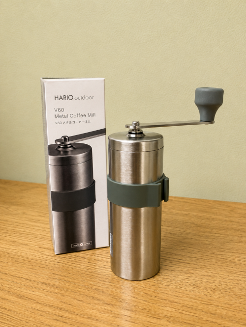 Zubehör: HARIO V60 Handmühle –  Metall – Outdoor